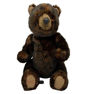 Ditz Designs The Hen House Grizzly‎ Bear Plush Jointed Stuffed Animal Realistic